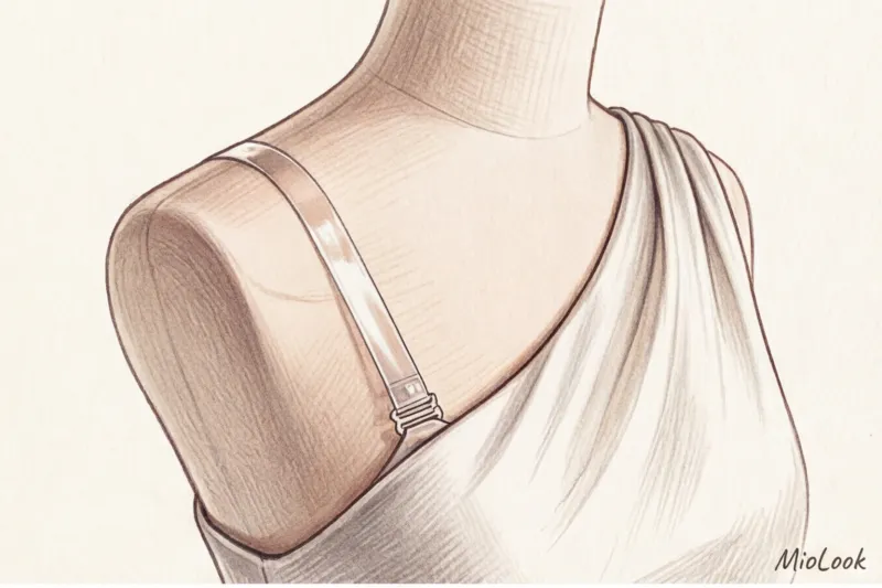 Бюстгальтер под асимметричную одежду: платья на одно плечо и халтер - 2