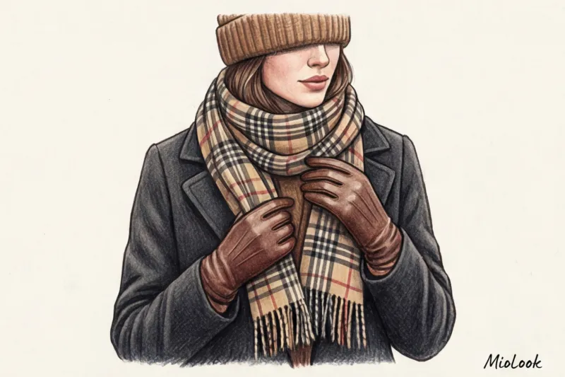 Как выбрать базовый шарф к осеннему или зимнему пальто - 5