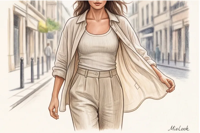 Летняя многослойность: как сочетать лен, хлопок и кроше в жаркую погоду - 7