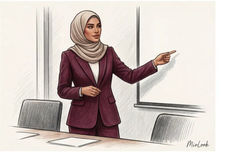 Зимние офисные образы: стильная многослойность и теплые ткани - 6