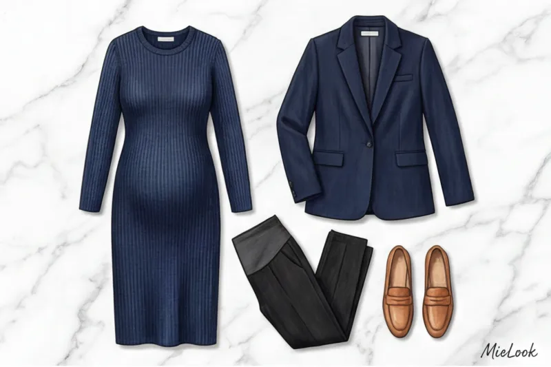 Офисный гардероб для беременных: как соблюдать дресс-код с комфортом - 2