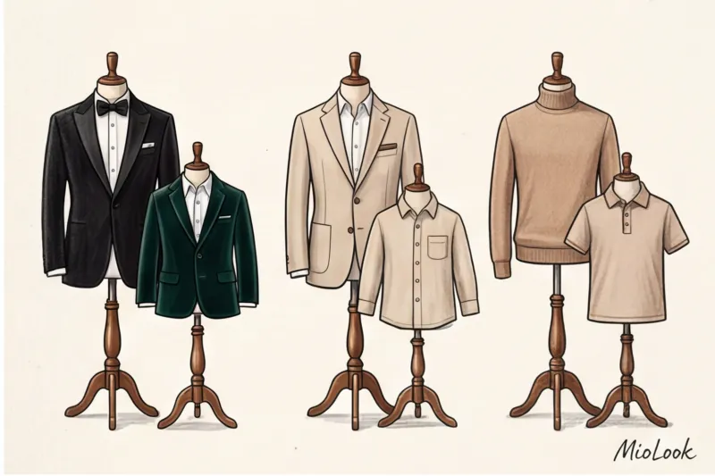 Праздничный стиль для папы и сына: от строгих костюмов до smart casual - 3