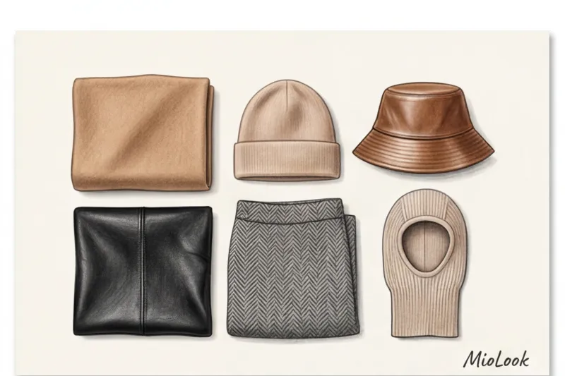Шапки и шарфы под верхнюю одежду: правила идеальных сочетаний - 2