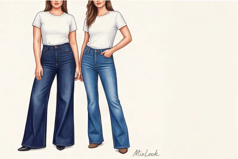 Джинсы клеш: кому идут и с какой обувью их носить - 7