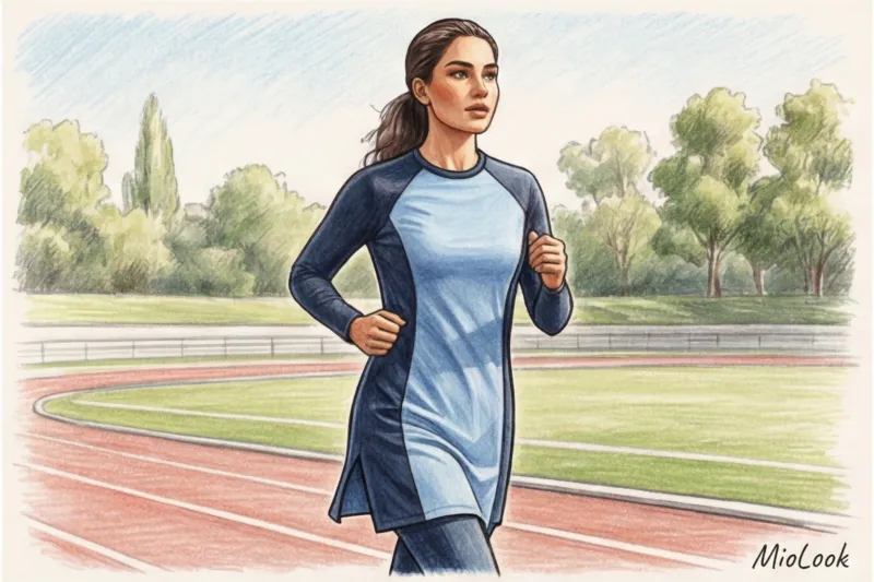 Спортивная скромная мода: комфортная и закрытая одежда для фитнеса - 5