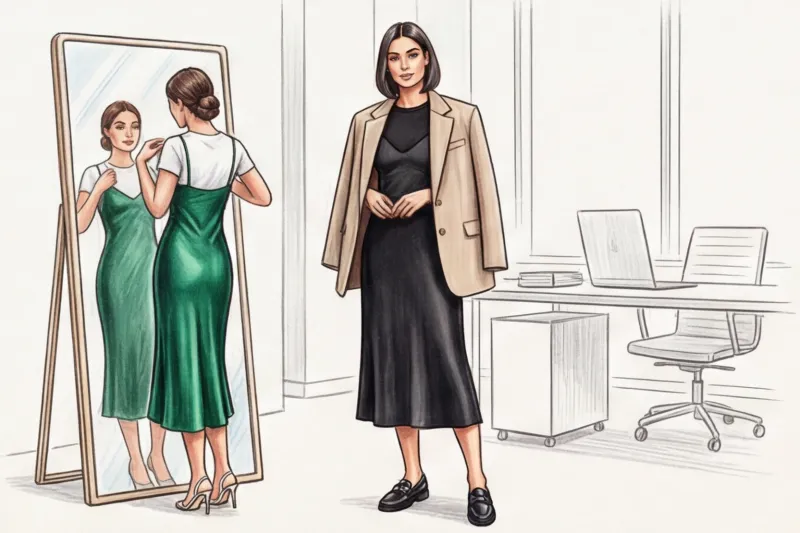 Платье-комбинация поверх футболки: как повторить популярный стритстайл-тренд - 5