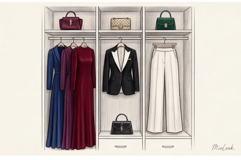 Вечерняя скромная мода: элегантные закрытые образы для торжеств - 8