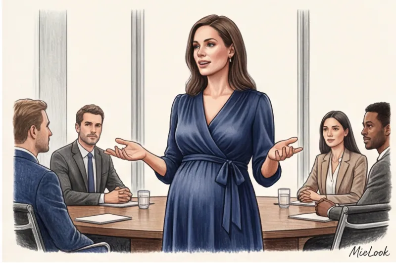 Офисный гардероб для беременных: как соблюдать дресс-код с комфортом - 3