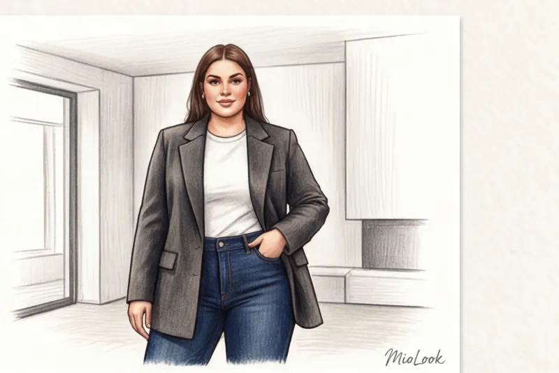 Тип фигуры «яблоко» у полных: как составить базу и скрыть живот - 3