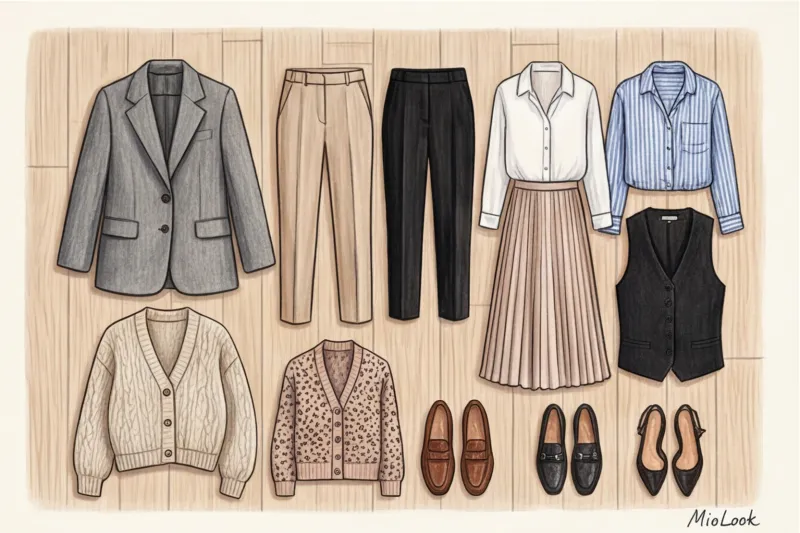 Офисная капсула: как составить 30 образов из 12 вещей - 7