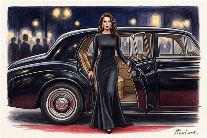 Закрытые вечерние платья в пол: секреты создания королевского силуэта - 5