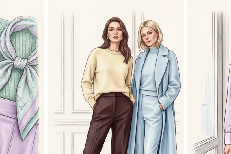 Как красиво сочетать пастельные тона в одежде - 2