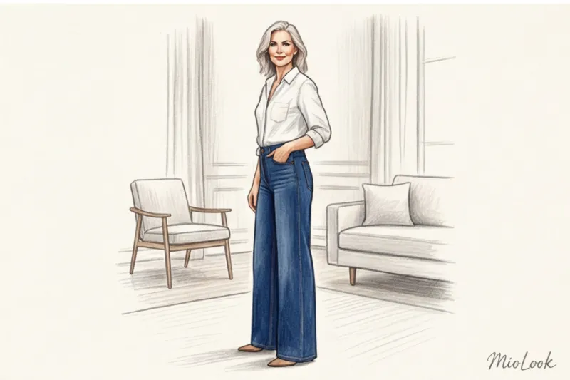 Джинсы для женщин 40+: как выбрать стильную, статусную и удобную модель - 8