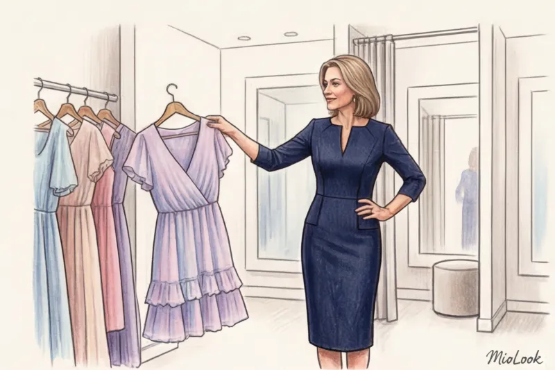 A belly-concealing wedding dress for mom: the best styles