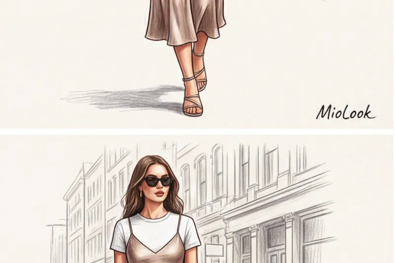 Платье-комбинация поверх футболки: как повторить популярный стритстайл-тренд - 4