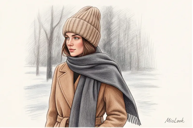 Як поєднувати шапку та шарф: забудьте про комплекти