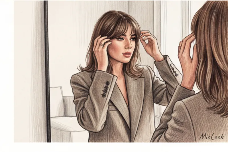 Модные челки: шторка, рваная и микро-челка - 7