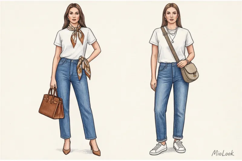 Магия деталей: как полностью преобразить базовый образ с помощью аксессуаров - 8