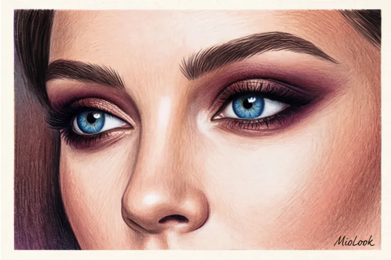 Вечерний макияж для голубых и серых глаз: лучшие идеи - 9