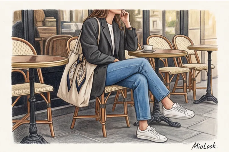 Аксессуары по-французски: шелковые платки, береты и минимализм - 8