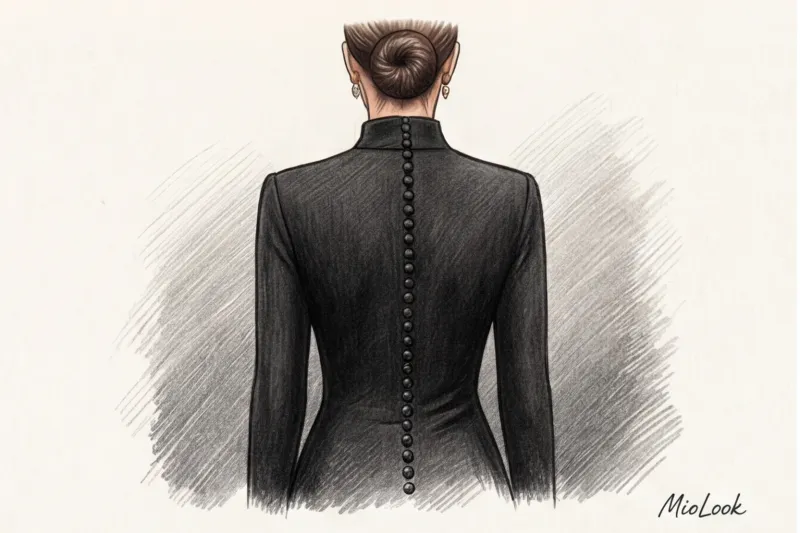 Маленькое (и большое) черное платье: закрытые форматы классики - 4