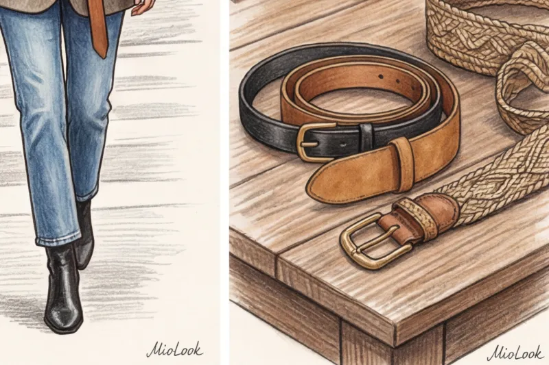 Ремни и пояса: как подчеркнуть талию и скорректировать фигуру - 9