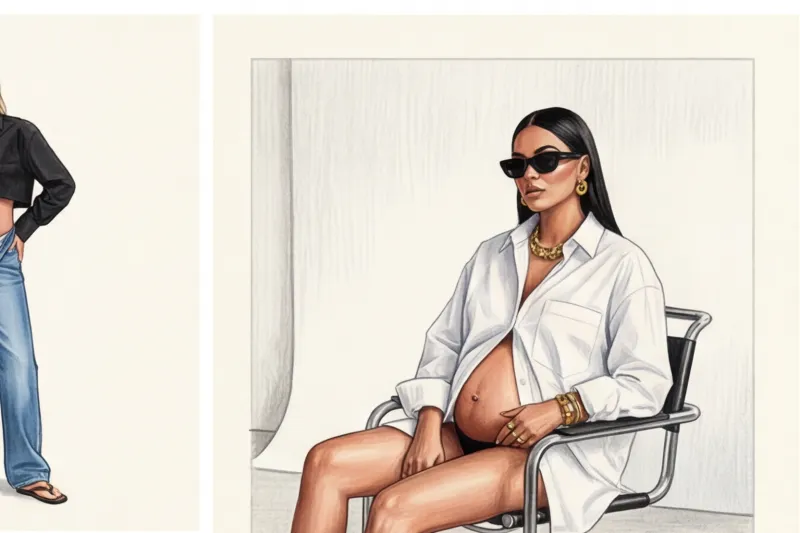 Идеи образов для беременной фотосессии: стильно и со вкусом - 3