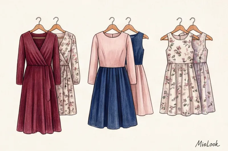 Праздничные платья для мамы и дочки: одинаковые или в одном стиле? - 5