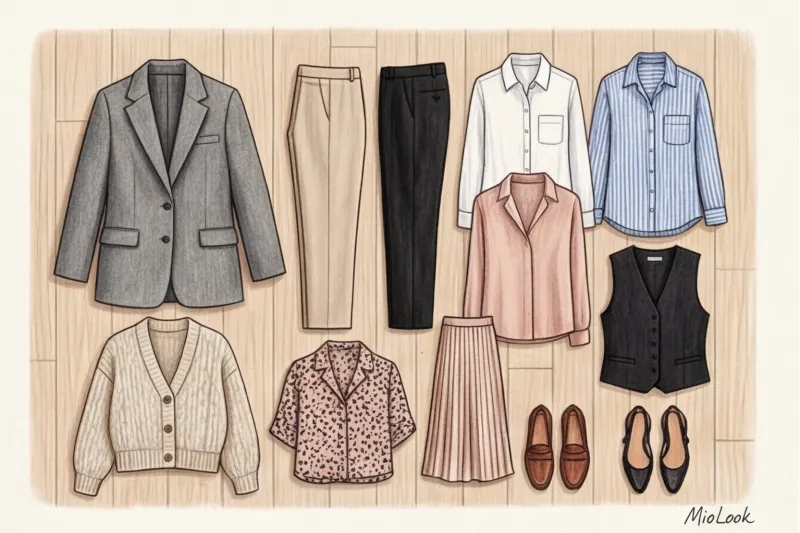 Office Capsule: 30 Looks from 12 Items