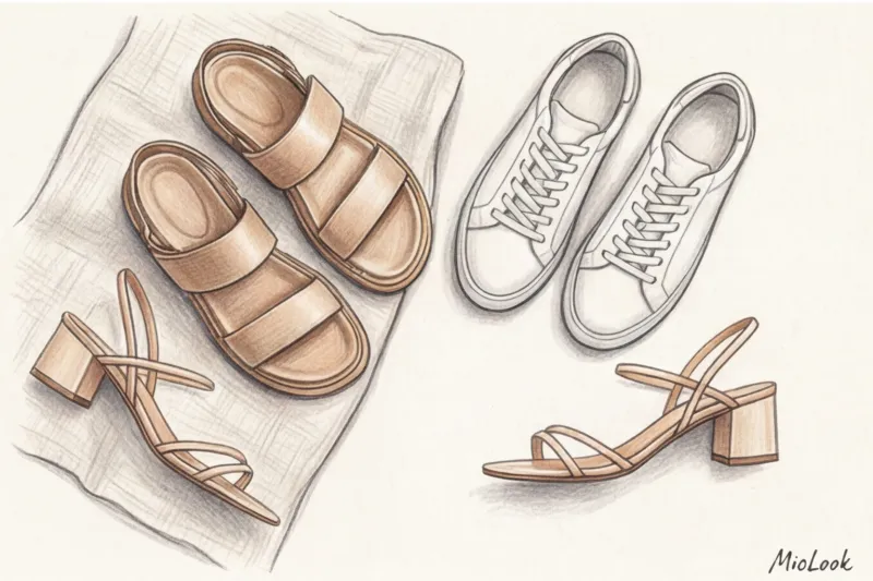 Базовая летняя обувь: от сандалий до минималистичных босоножек - 8