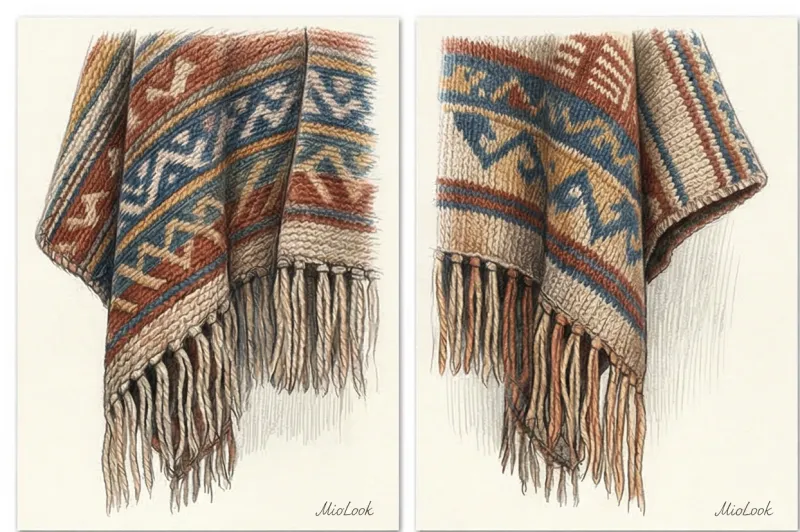 What is a poncho: definition, types, and what to wear it with