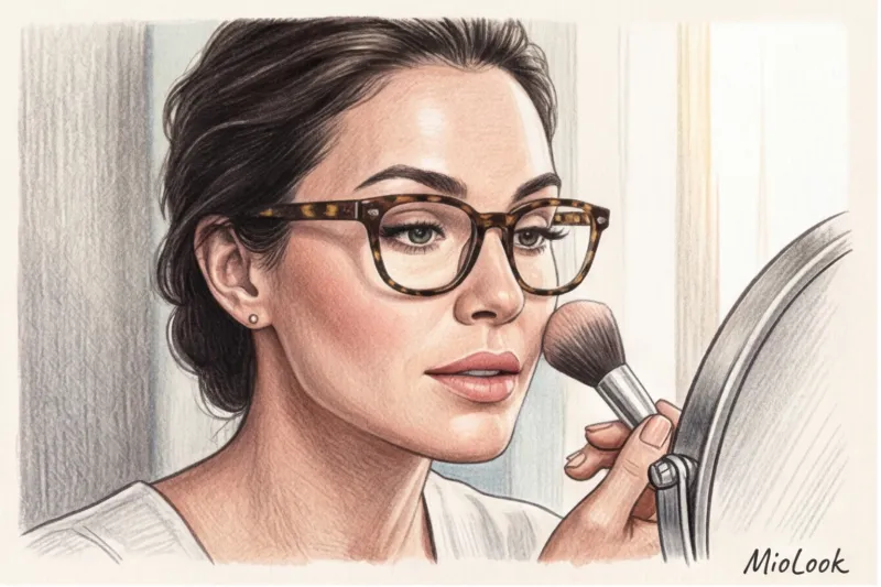 Макияж под очки для зрения: правила и частые ошибки