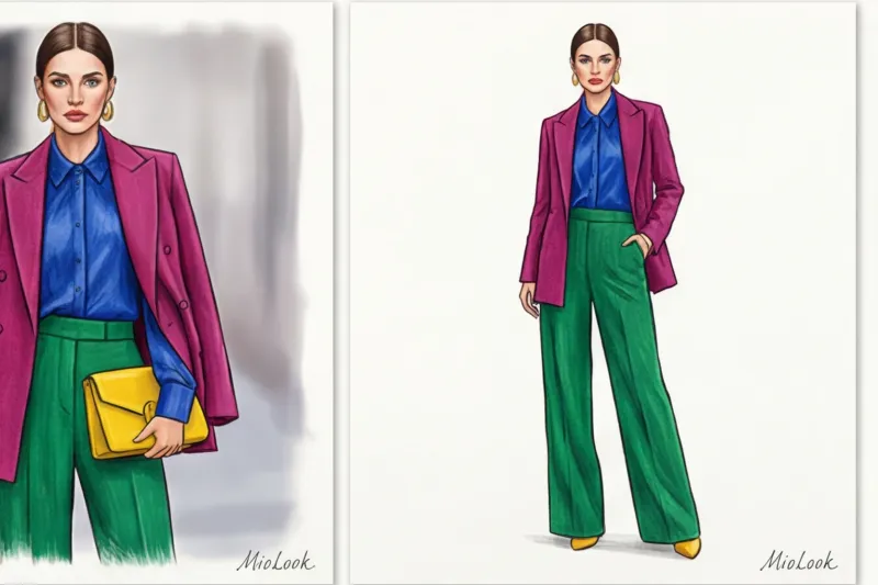 Правило трех цветов в одежде: как не переборщить с оттенками - 6