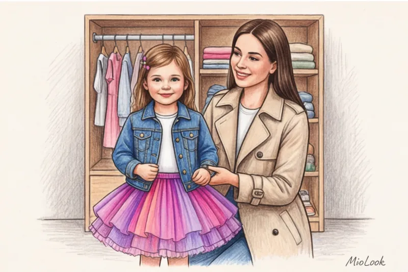 Капсульный гардероб для девочки: от нарядных платьев до базовых джинсов - 8