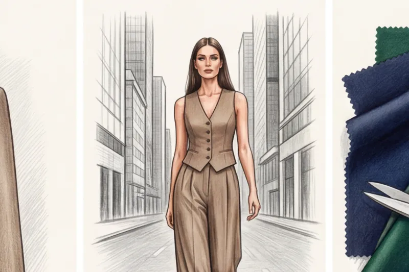 Женский брючный костюм на высокий рост: правила безупречной посадки - 2