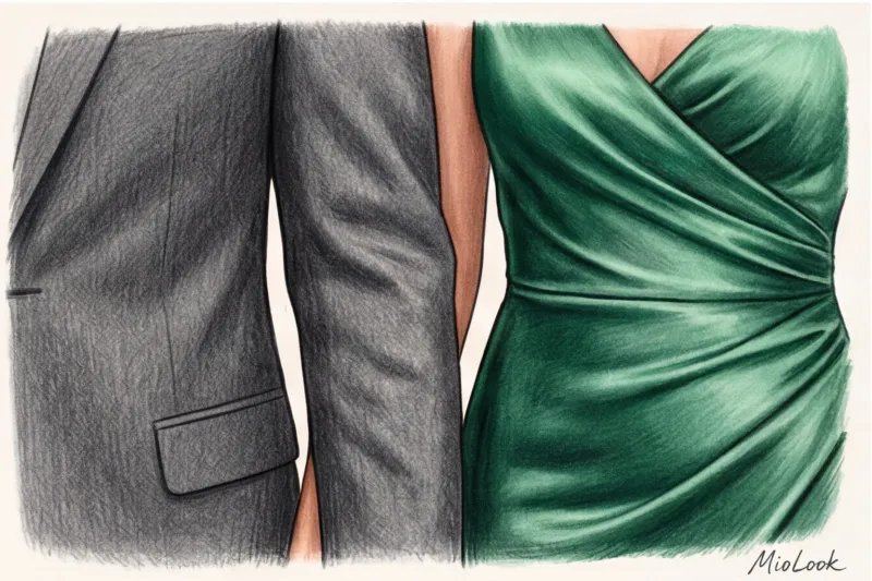 Как паре одеться на свадьбу: парные образы для гостей - 7