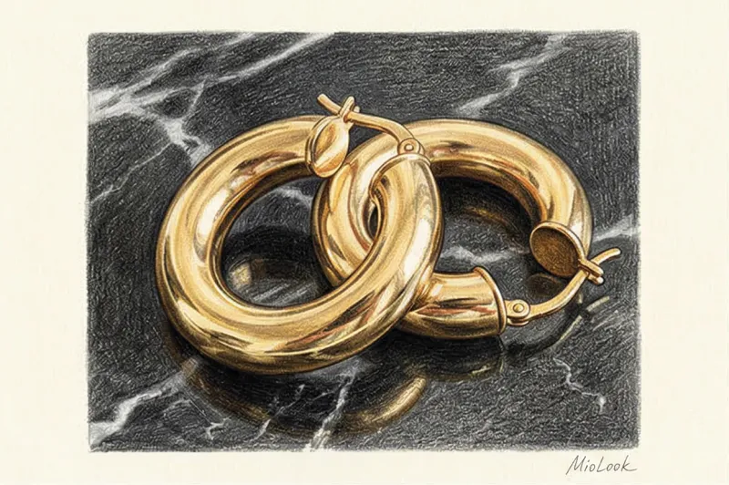 Hoop earrings: what they are, types, and what to wear them with