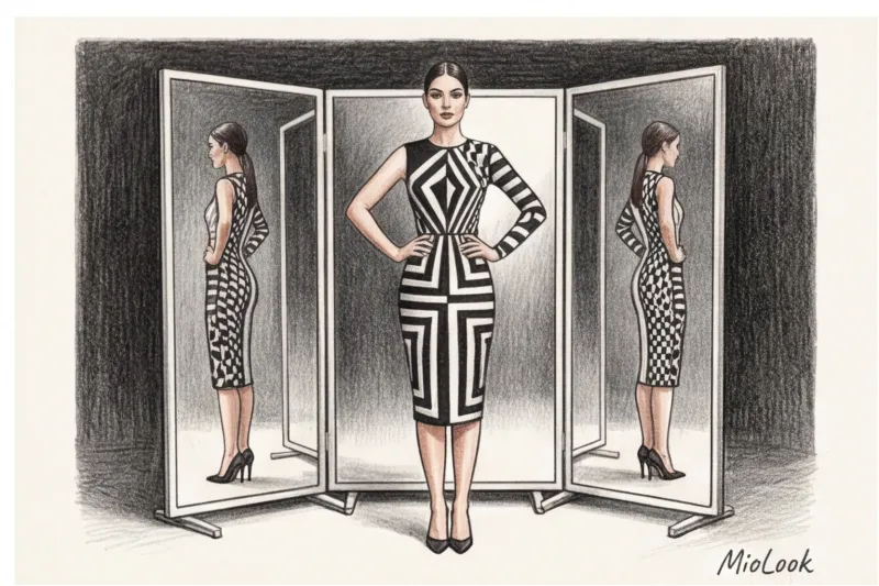 Оптические иллюзии: какие принты стройнят фигуру