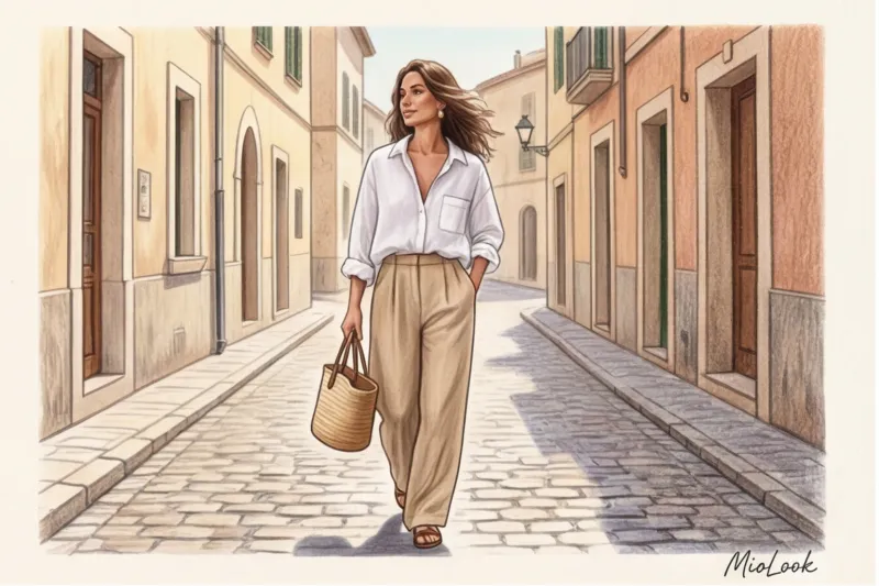 Linen capsule: stylish looks for hot climates