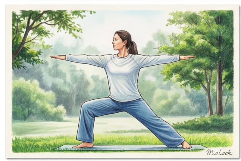 Закрытая спортивная одежда для летних тренировок на улице - 4