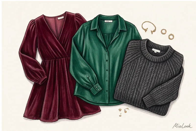 Новогодний фэмили лук для фотосессии: идеи и тренды - 9