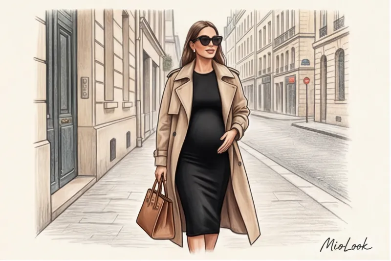 Жизнь без «беременных» отделов: как носить обычные вещи все 9 месяцев - 1