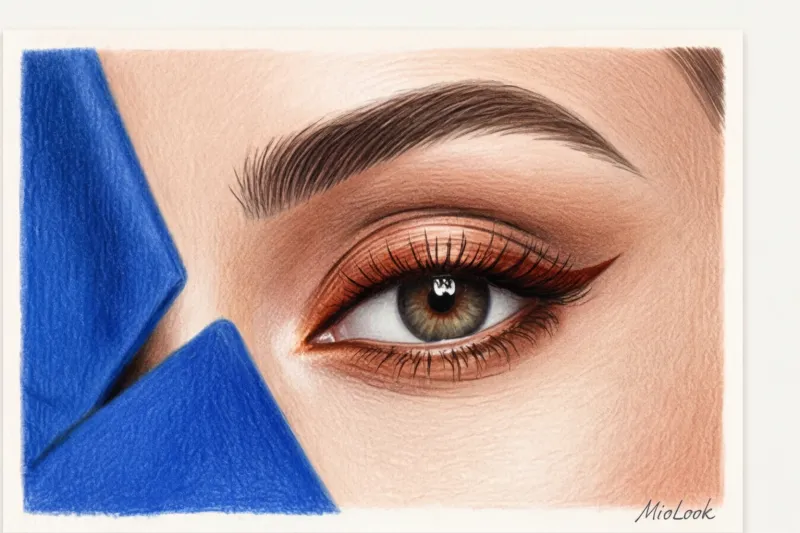Макияж под синее платье: лучшие решения для глаз и губ - 3