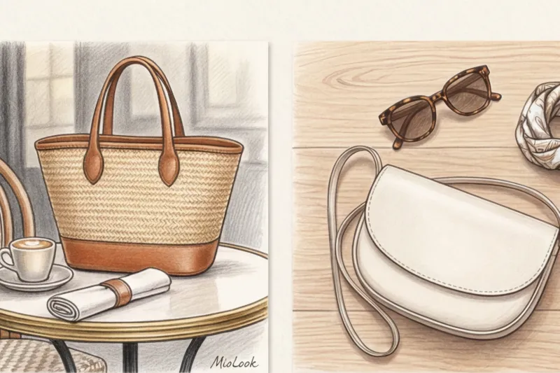 Базовые сумки на лето: от соломенных корзин до светлых кросс-боди - 2