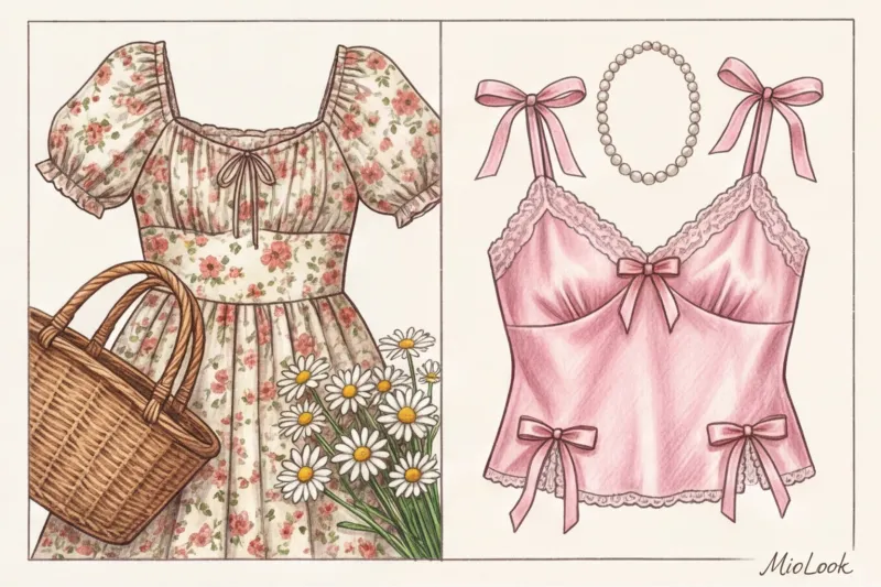 Стиль Cottagecore и Coquette для полных девушек: комплиментарные фасоны - 2