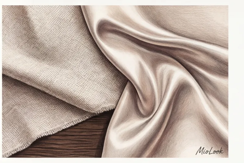 Шелк и атлас: в чем разница и что лучше выбрать для базового гардероба - 6