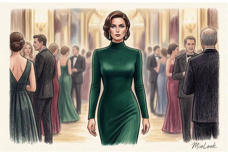 Floor-length evening dresses: secrets of a status silhouette