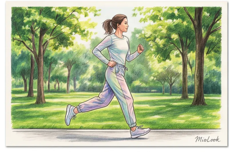 Закрытая спортивная одежда для летних тренировок на улице - 7