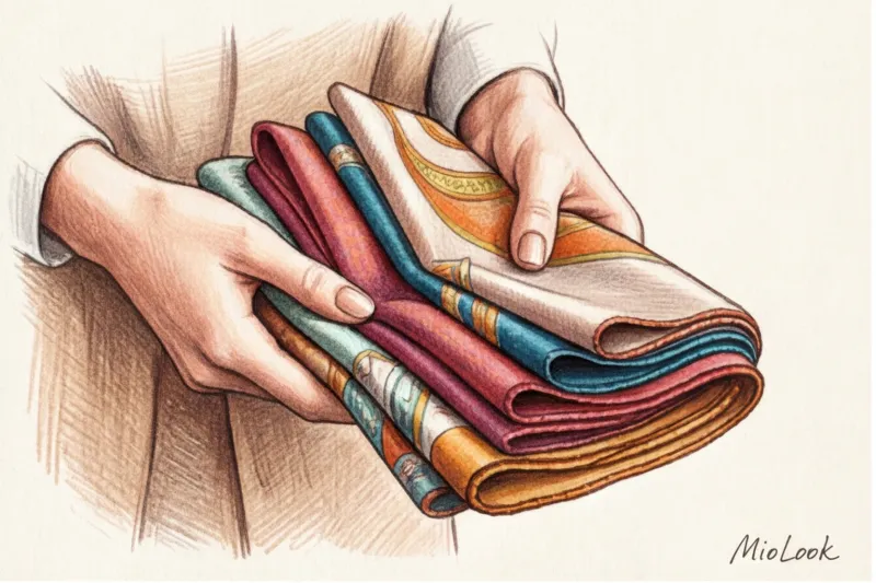 Как красиво завязать платок на шее: 10 стильных способов