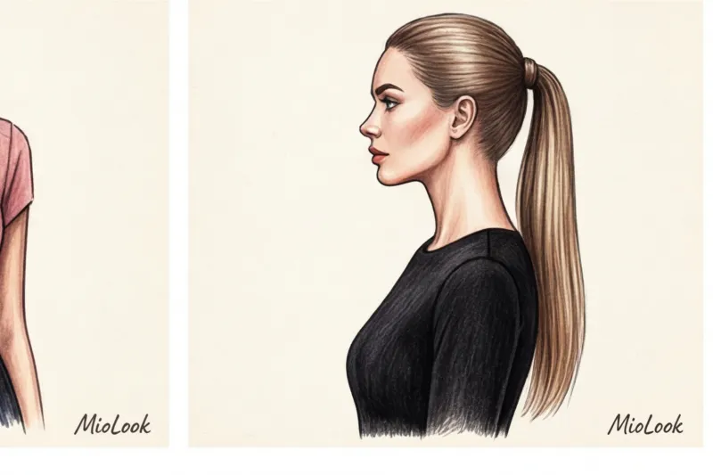 Базовый гардероб: какую прическу выбрать под классический круглый вырез - 9